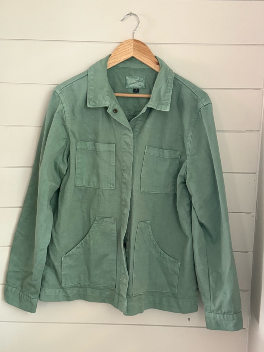 Universal Thread Women's GreenDenim Utility Chore Jacket - Picture 2 of 8